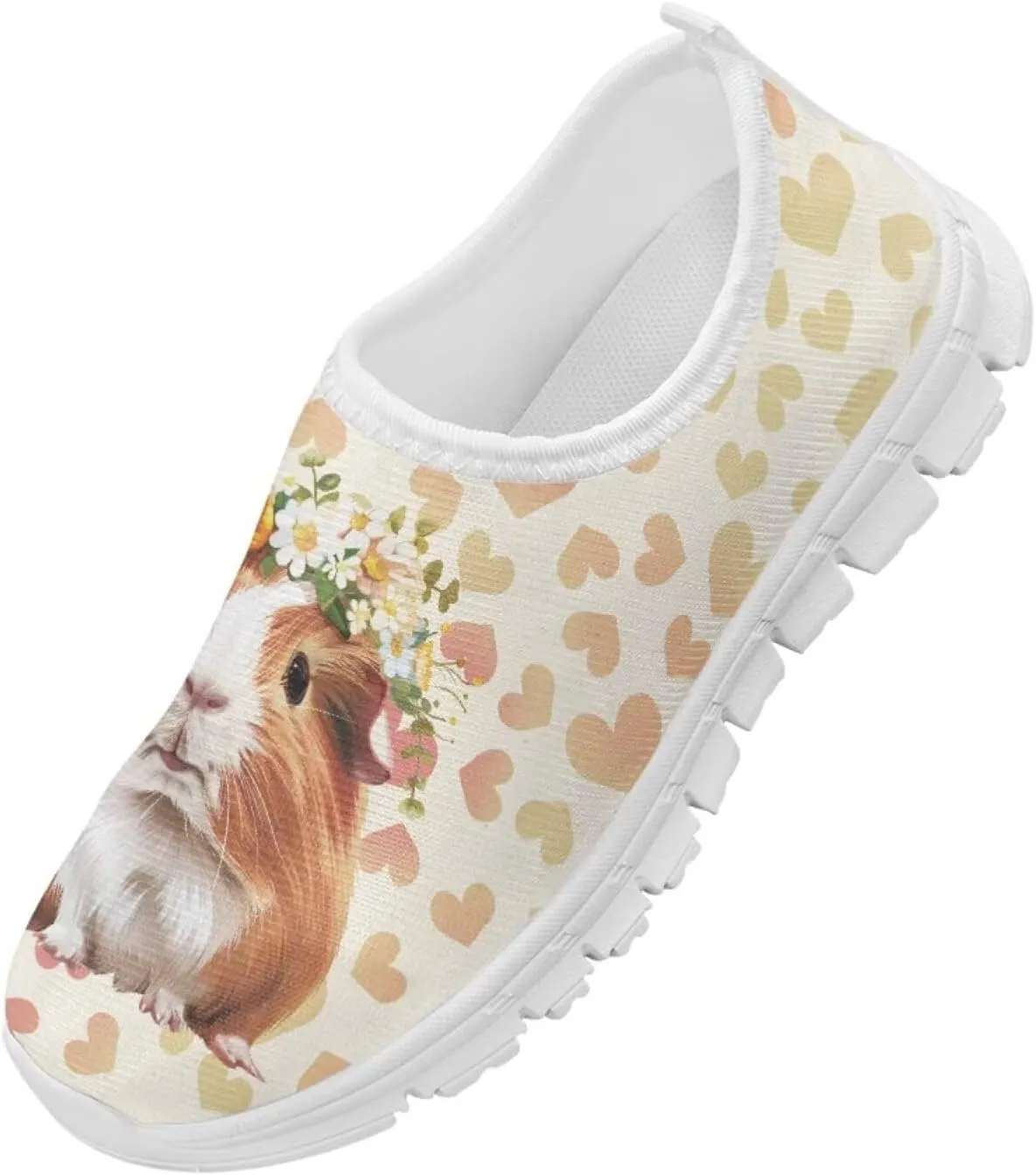 Tennis Shoes for Girls Breathable Mesh Running Shoes Lightweight Slip on Athletic Walking Shoe