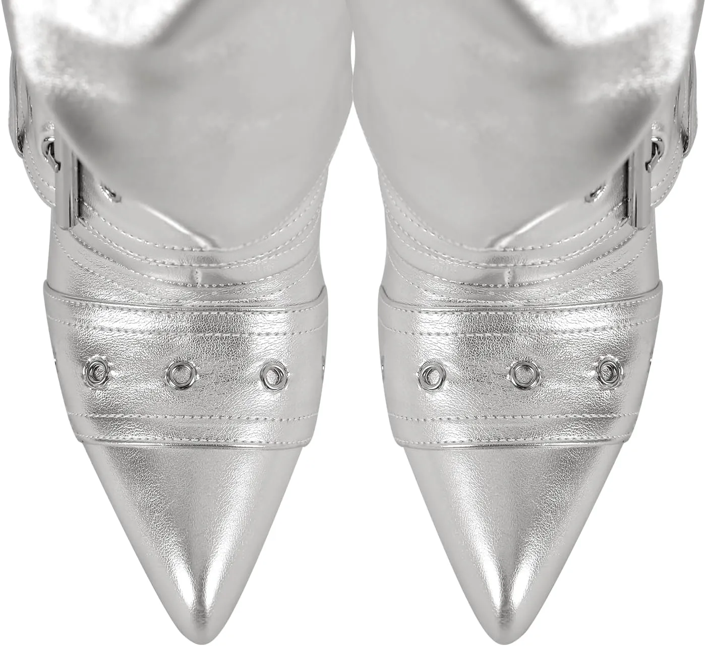 Thigh High Boots for Women Sexy Pointed Toe Stiletto High Heel Over The Knee Boots