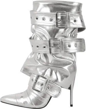 Thigh High Boots for Women Sexy Pointed Toe Stiletto High Heel Over The Knee Boots