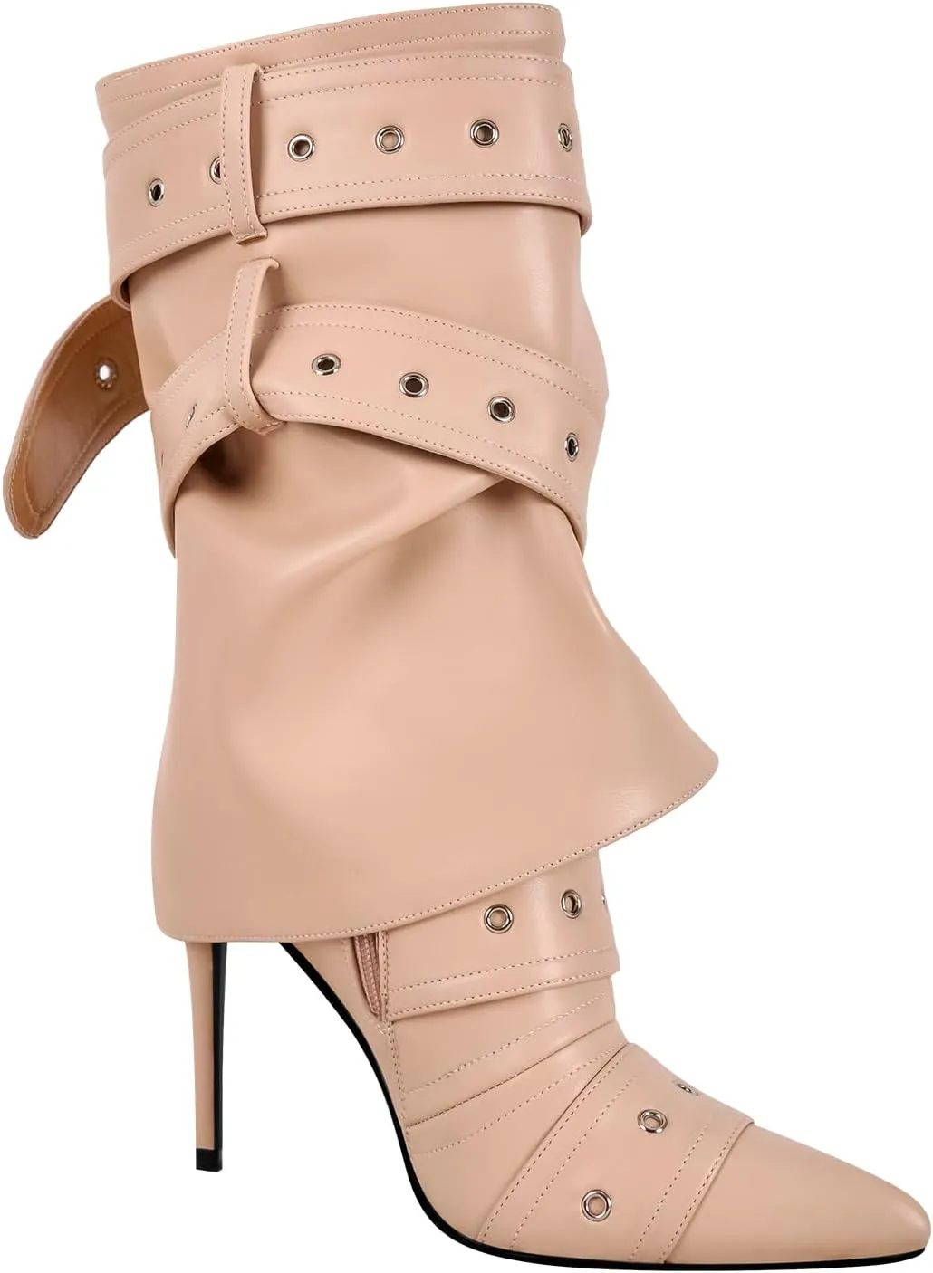 Thigh High Boots for Women Sexy Pointed Toe Stiletto High Heel Over The Knee Boots