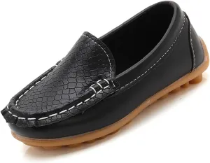 Toddler Little Kid Boys Girls Soft Slip On Loafers Dress Flat Shoes Boat Shoes Casual Shoes Slip on Shoes for Girls