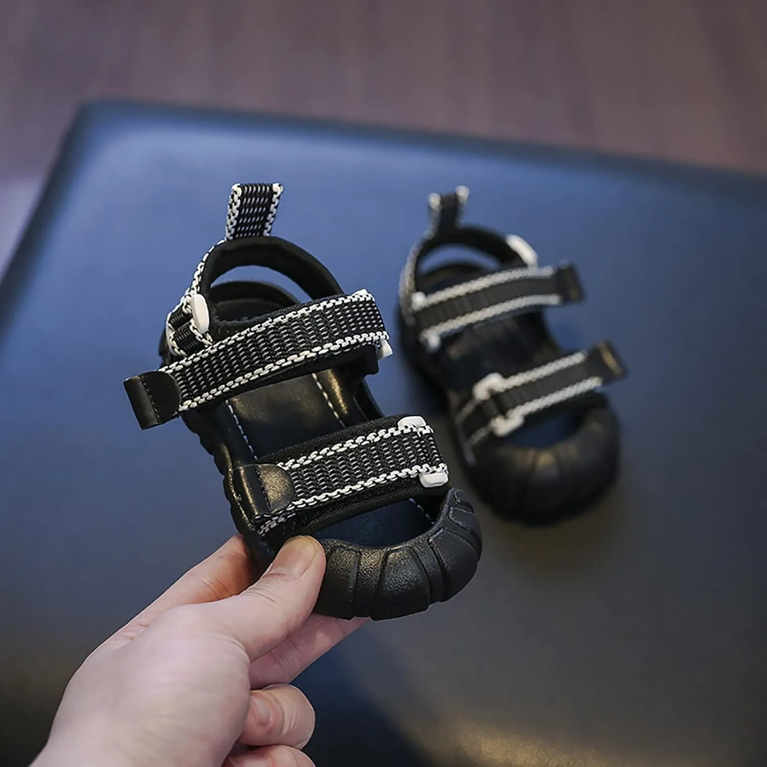 Toddler Sandals Boys Girls Summer Sport Walking Shoes Adjustable Strap Open Toe Water Sandal Beach Sandals for Baby