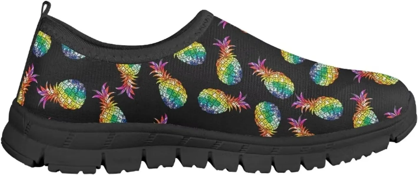 Tropical Pineapple Running Shoes Low Cut Sneakers for Girls Boys Big Kid Little Kid Children's Casual Fashion Wide Shoes