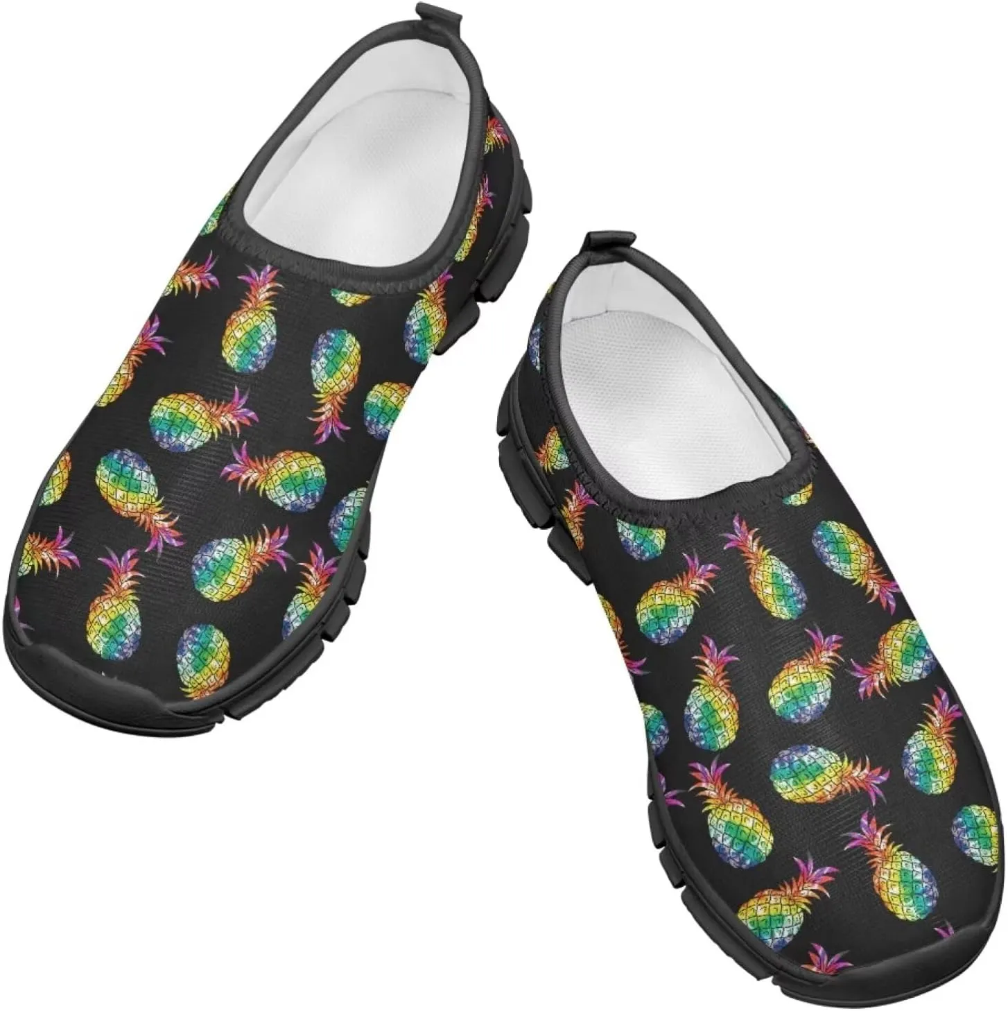 Tropical Pineapple Running Shoes Low Cut Sneakers for Girls Boys Big Kid Little Kid Children's Casual Fashion Wide Shoes