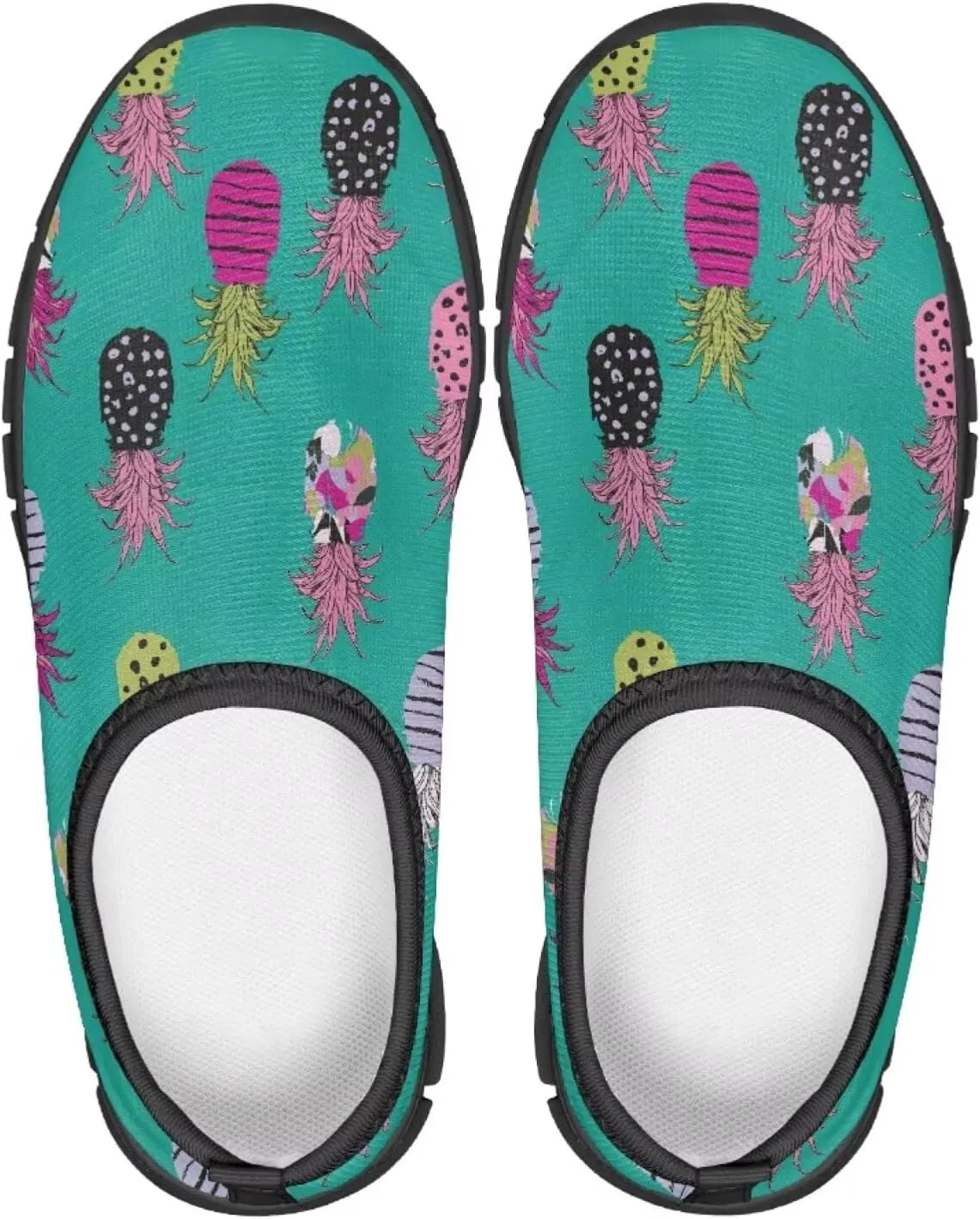 Tropical Pineapple Running Shoes LowCut Sneakers for Boys and Girls Comfortable Wide Fashion Casual Shoes