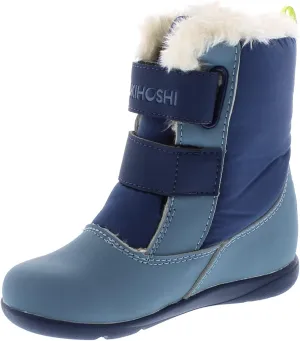 TSUKIHOSHI TEDDY Kids Snow Boots - Waterproof, Machine-Washable Kids and Toddler Rain Boots with Breathable Fuzzy Liner and Traction Outsole, Ages 1-8