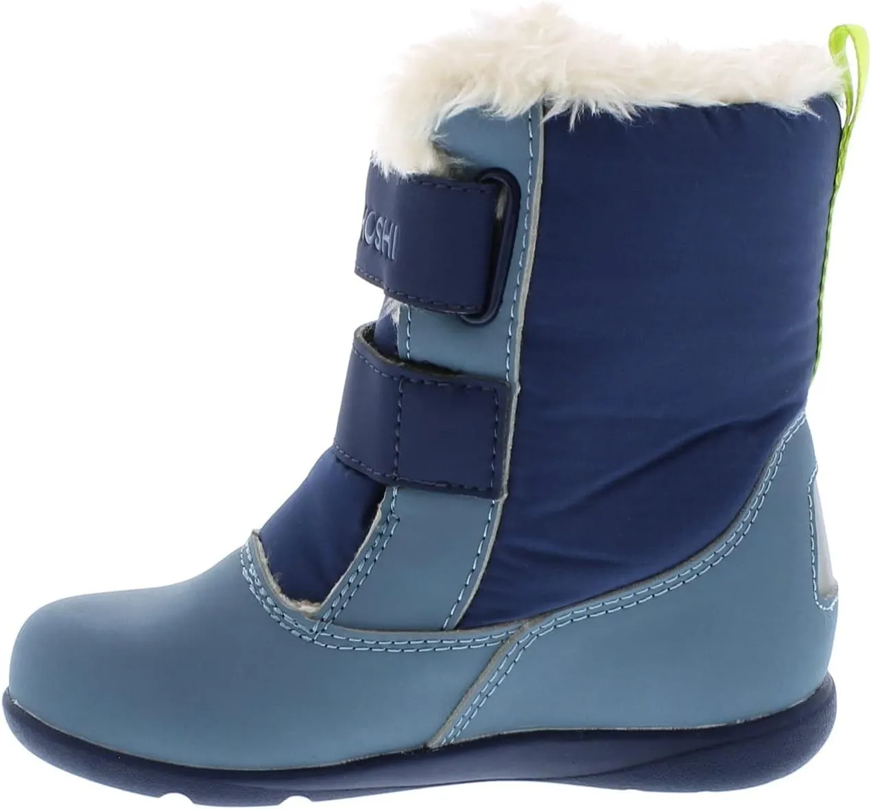 TSUKIHOSHI TEDDY Kids Snow Boots - Waterproof, Machine-Washable Kids and Toddler Rain Boots with Breathable Fuzzy Liner and Traction Outsole, Ages 1-8
