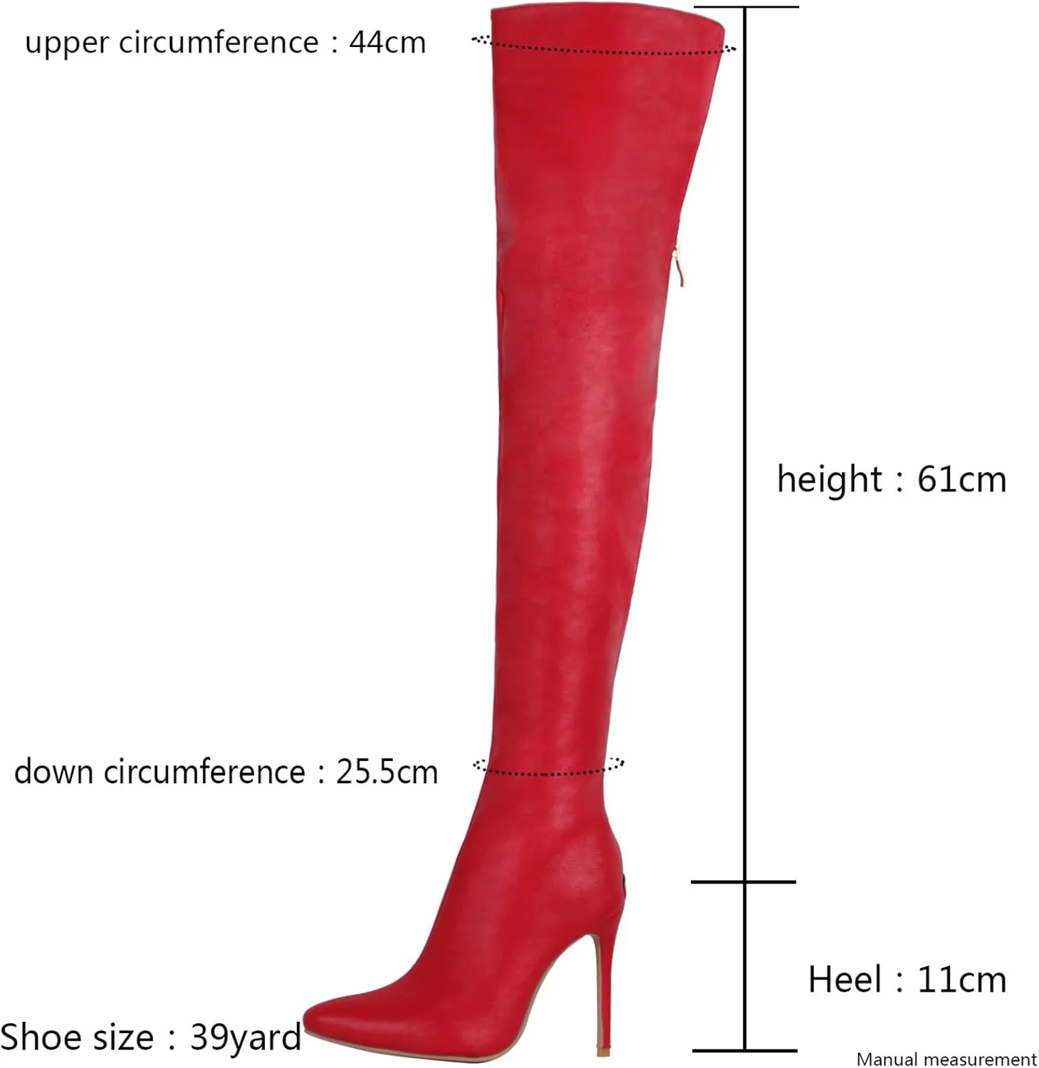 Women's Boots Club Sexy Boots Heel Boots Over The Knee Boots Winter Platform Stiletto Heel Round Toe Sexy Faux Leather Patent Leather Zipper