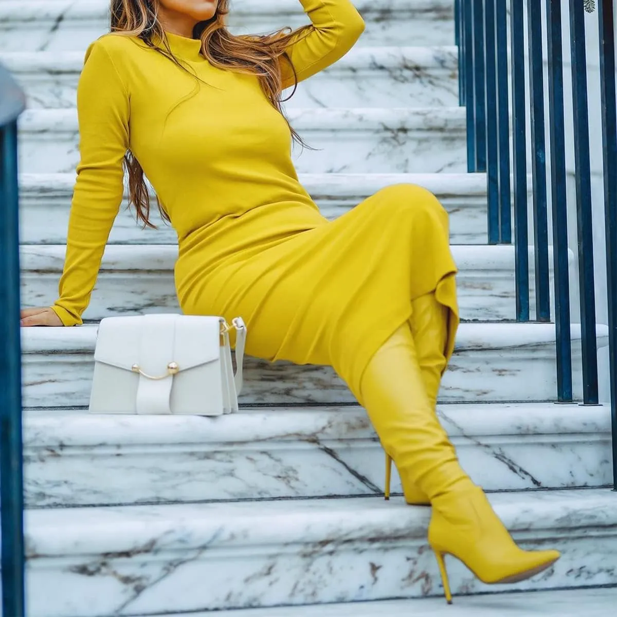 Women's Thigh High Over the Knee Boots Pointed Toe Stiletto High Heel Sock Boots